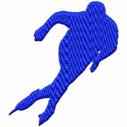 Sports Silhouette Embroidery Design 5 Sports Silhouette Embroidery Design 5